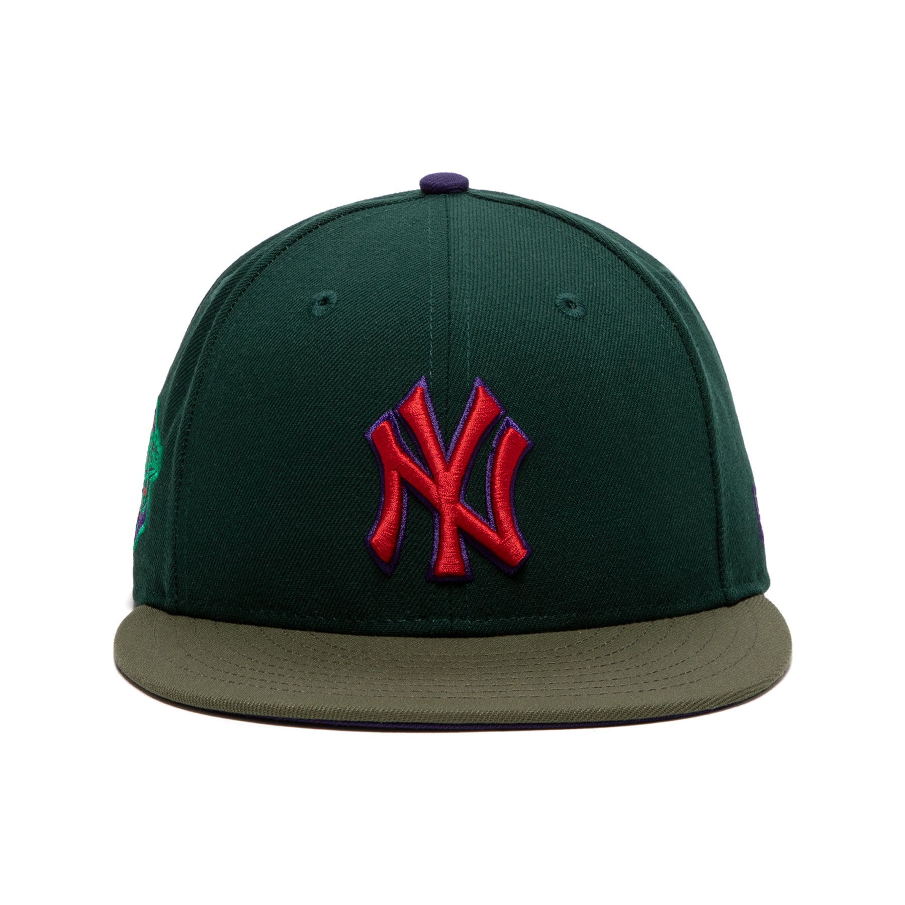 Men's New Era Gray York Yankees Golfer Green Undervisor 9FIFTY Snapback Hat