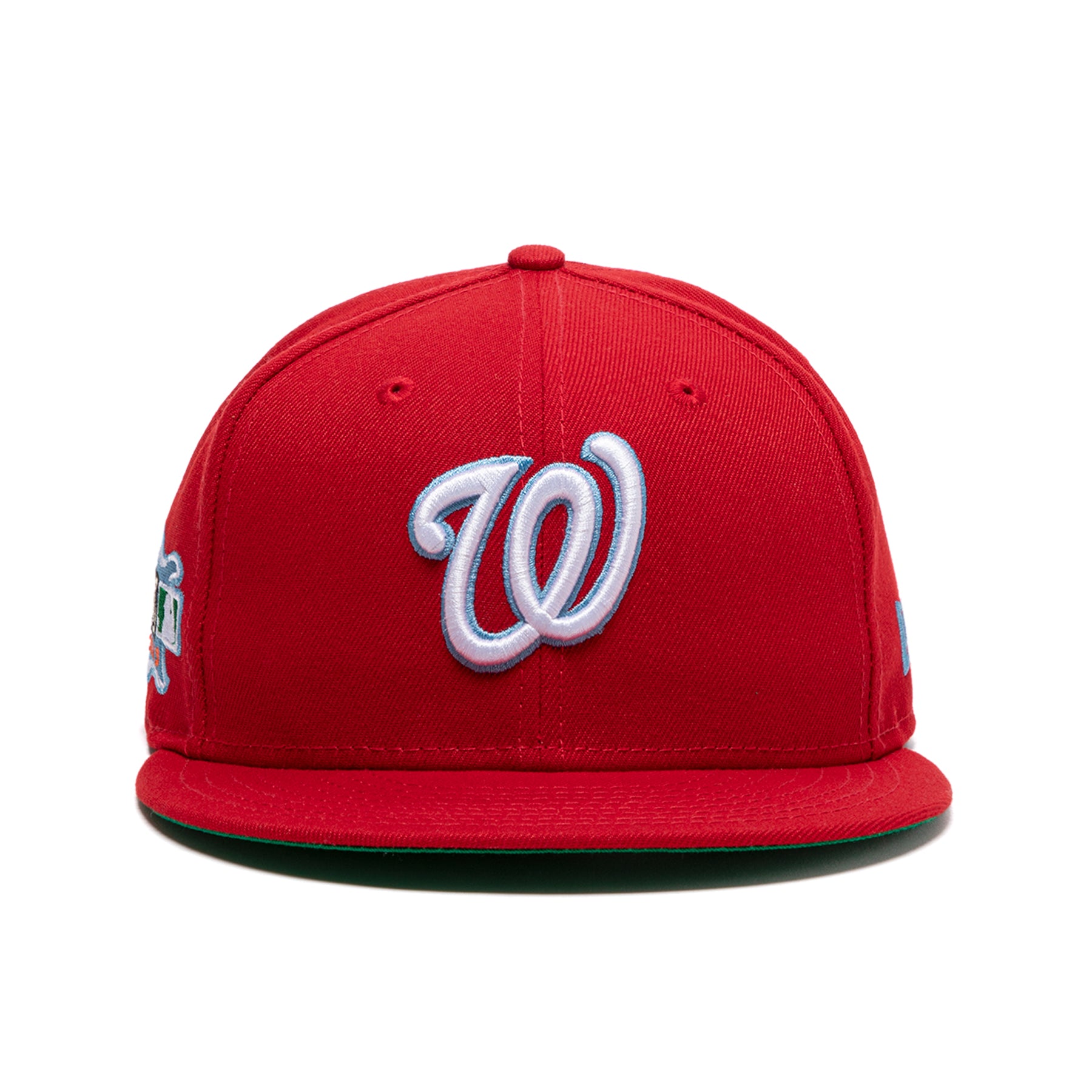 Men's Washington Nationals New Era Red Purple Undervisor 59FIFTY Fitted Hat