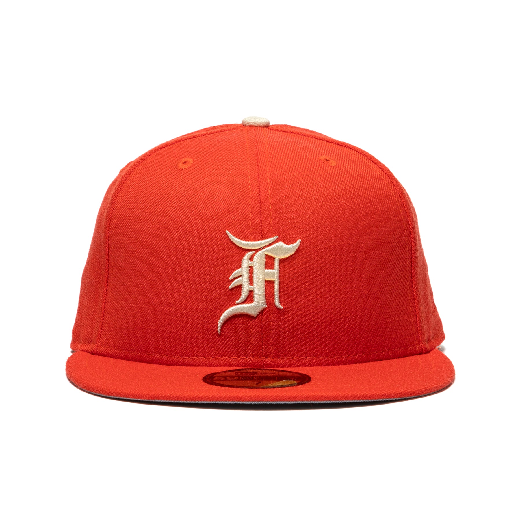 New Era x Fear of God 59FIFTY Essentials Fitted Cap (Orange/ Gray) – CNCPTS