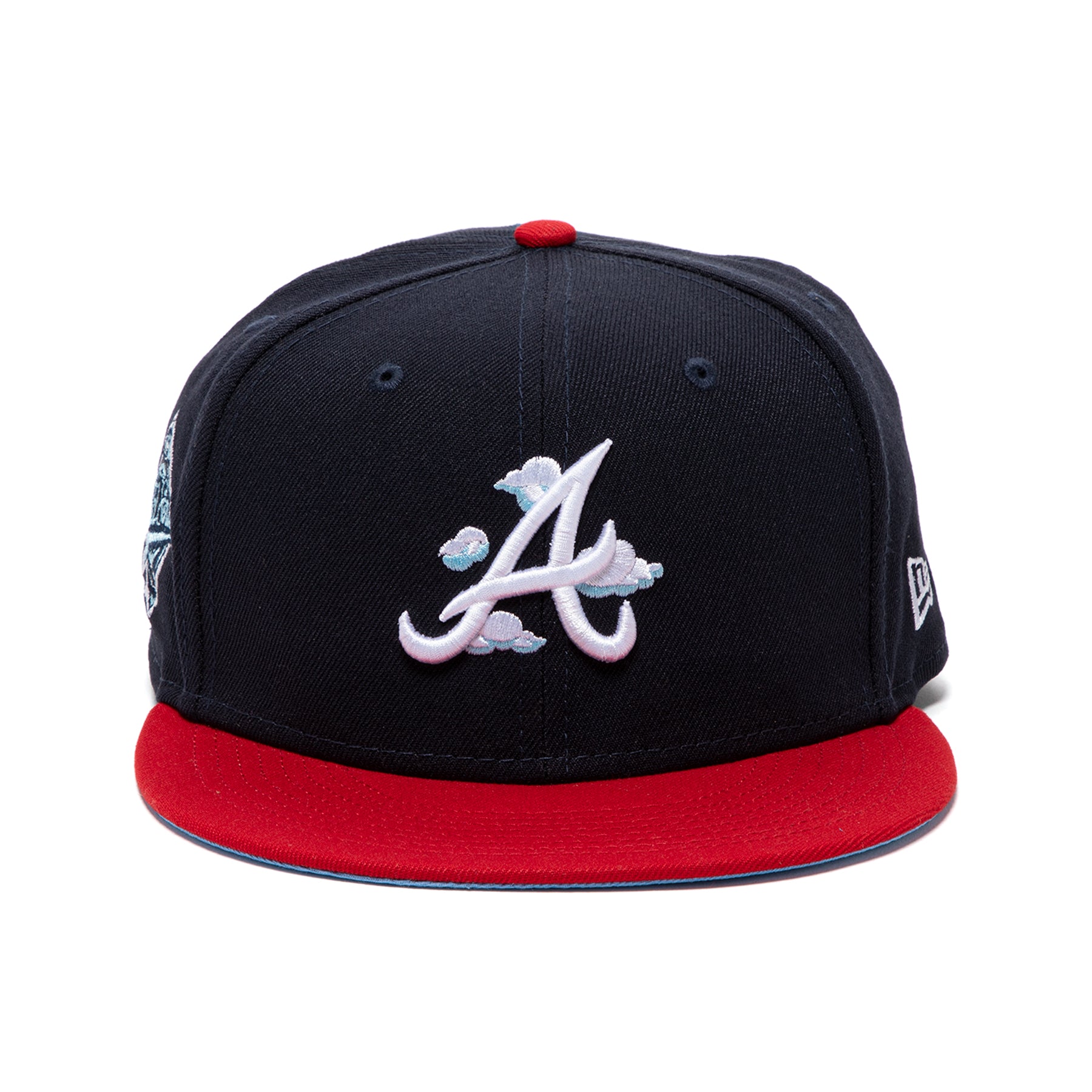 Atlanta Braves Sidepatch 9FIFTY Snapback Hat, Blue, MLB by New Era