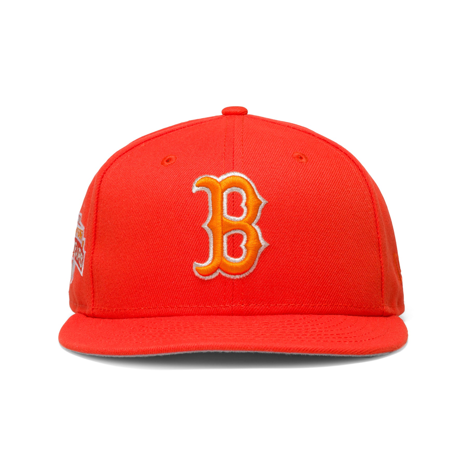 Concepts x New Era 59FIFTY Boston Red Sox 100th Anniversary Fitted Hat (Orange) 7 1/4