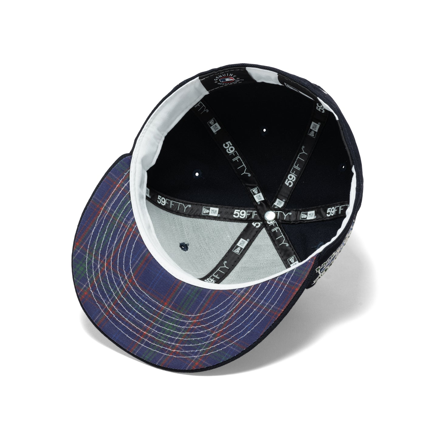 Concepts x New Era 59Fifty Boston Red Sox (Navy Plaid)