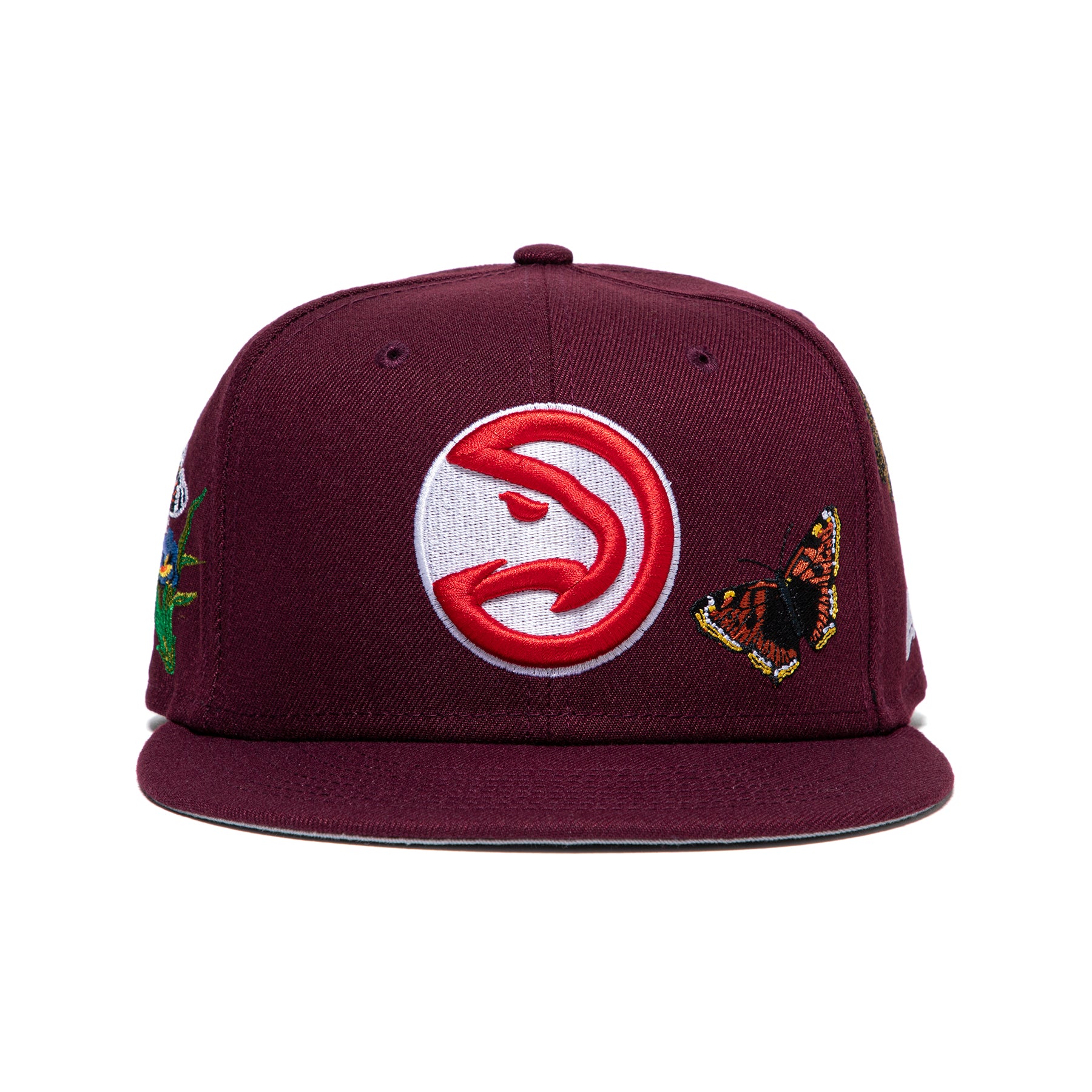 Men's New Era Red Atlanta Hawks Team Low Profile 59FIFTY Fitted Hat