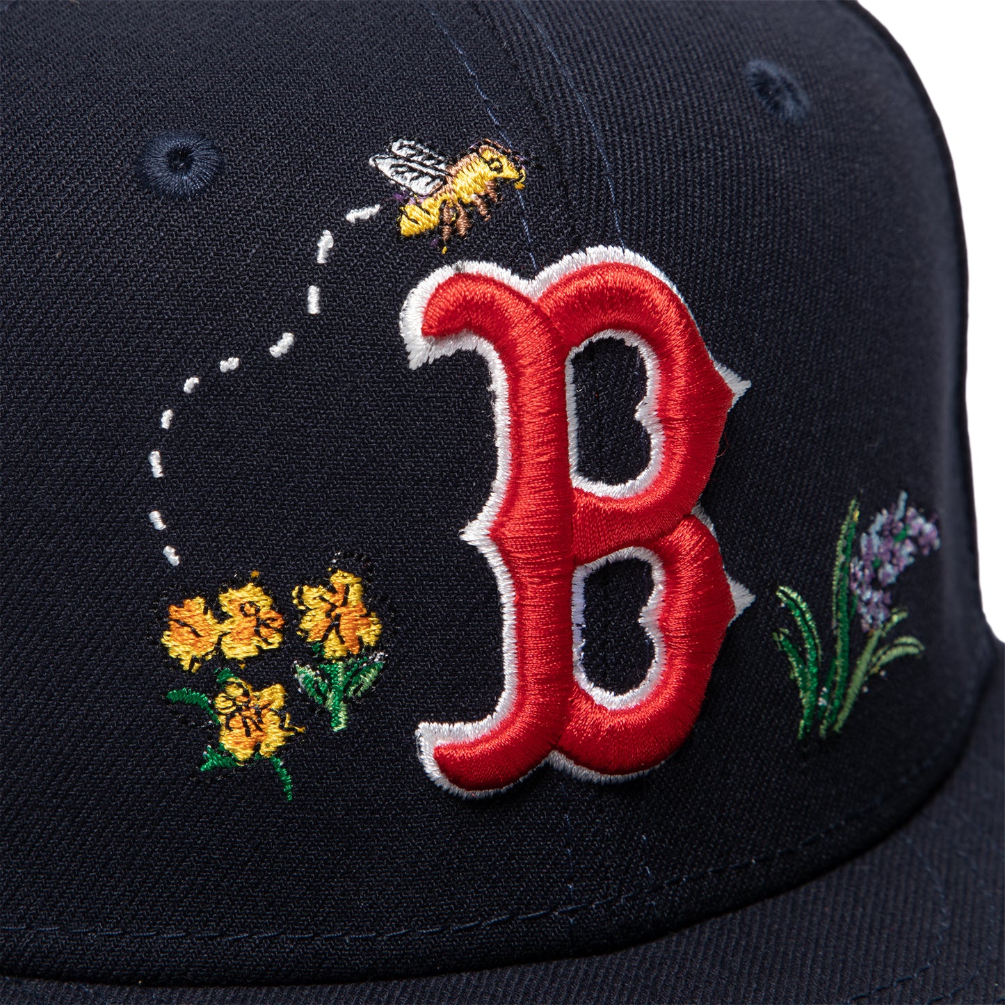 New Era Floral Boston Red Sox 59Fifty Fitted Hat (Navy)