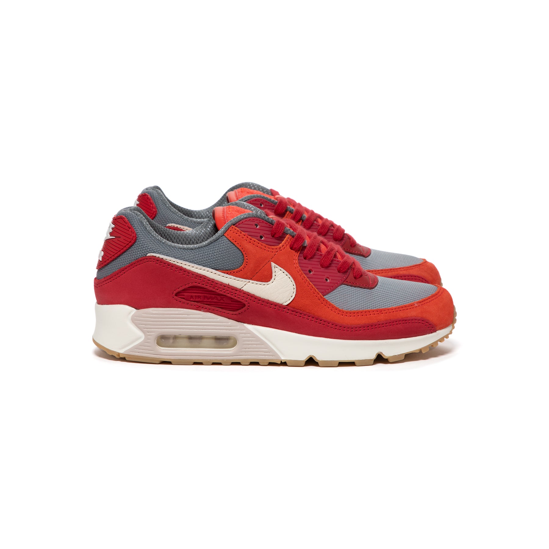 Nike Air Max 90 PRM (Gym Red/Pale Ivory/Habanero Red) –