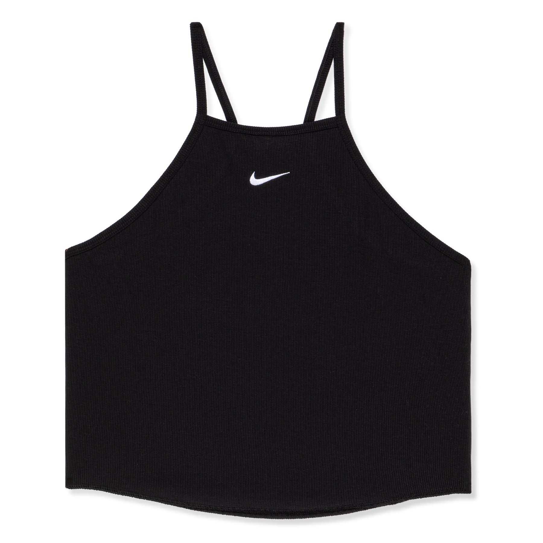 Nike Womens Sportswear Essentials Ribbed Tank (Black/White) – Concepts