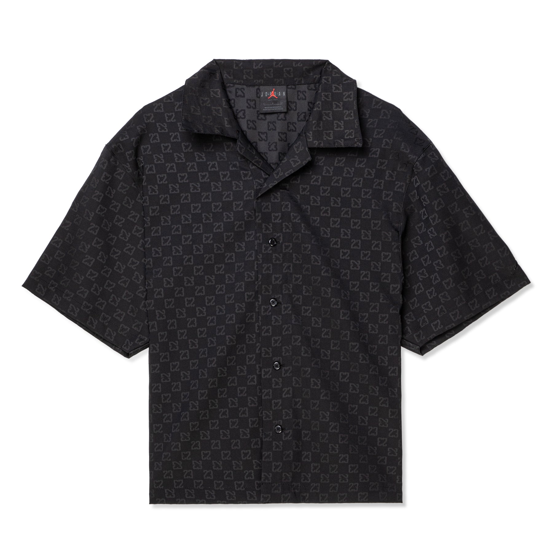 Jordan Essentials Button Up Shirt (Black) S