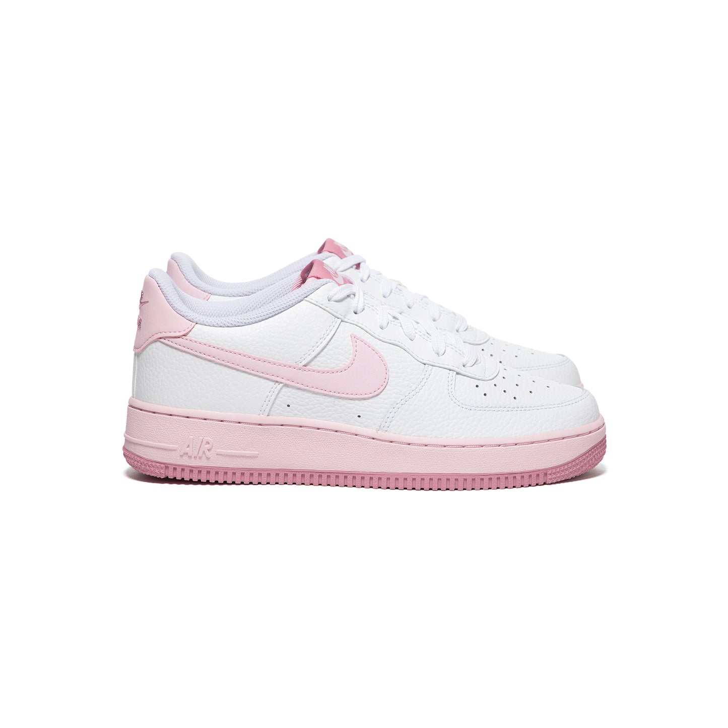 Nike Kids Air Force 1 (White/Pink Foam/Elemental pink)