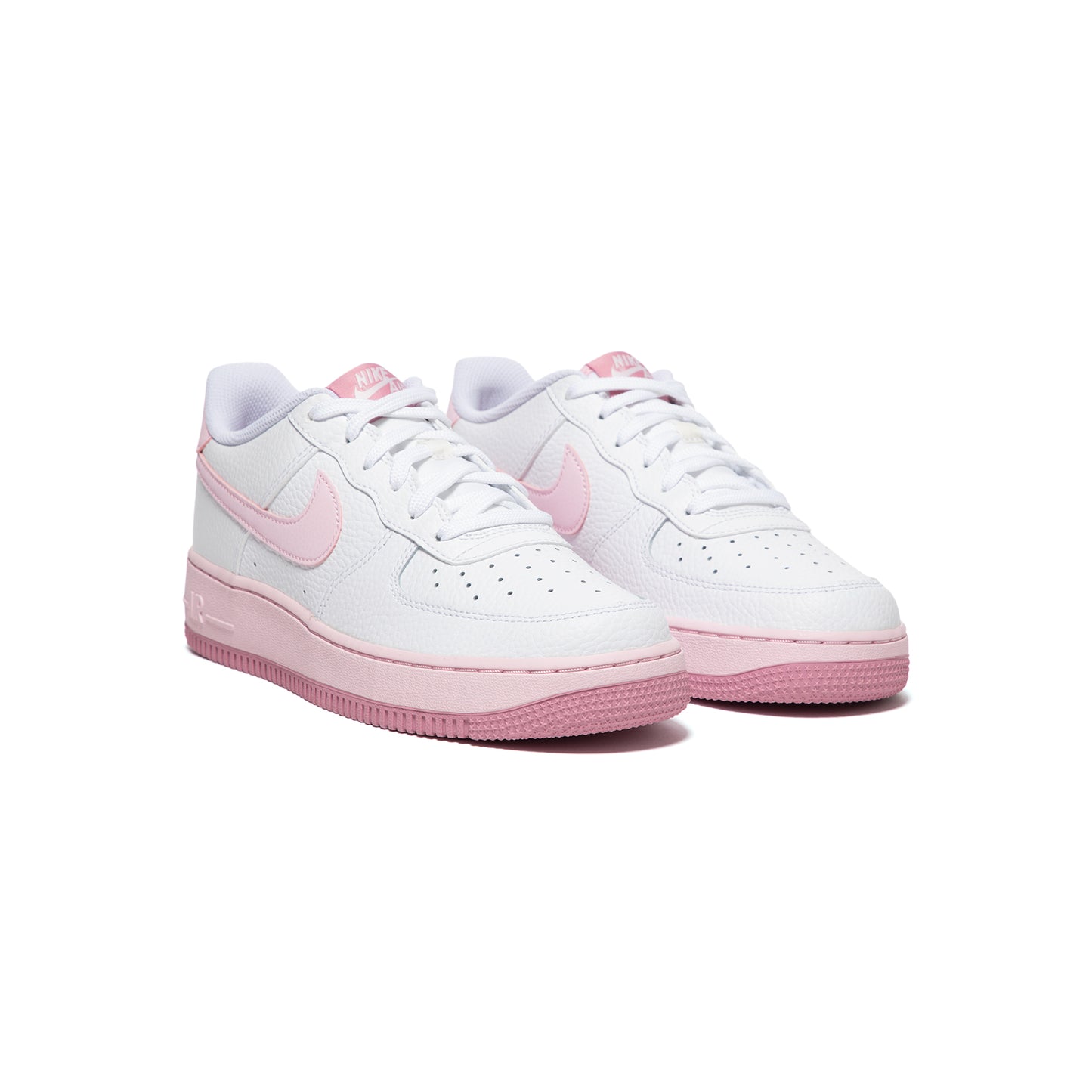 Nike Kids Air Force 1 (White/Pink Foam/Elemental pink)