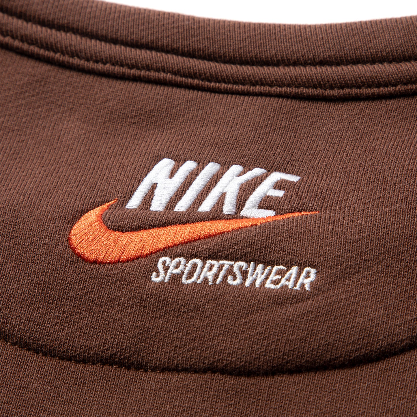Nike Sportswear Fleece Crew (Cacao Wow/University Blue)