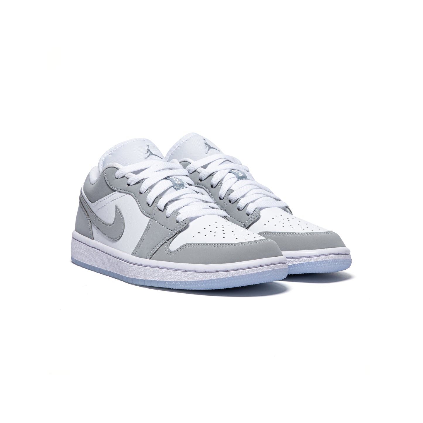 Nike Womens Air Jordan 1 Low (White/Wolf Grey/Aluminum)