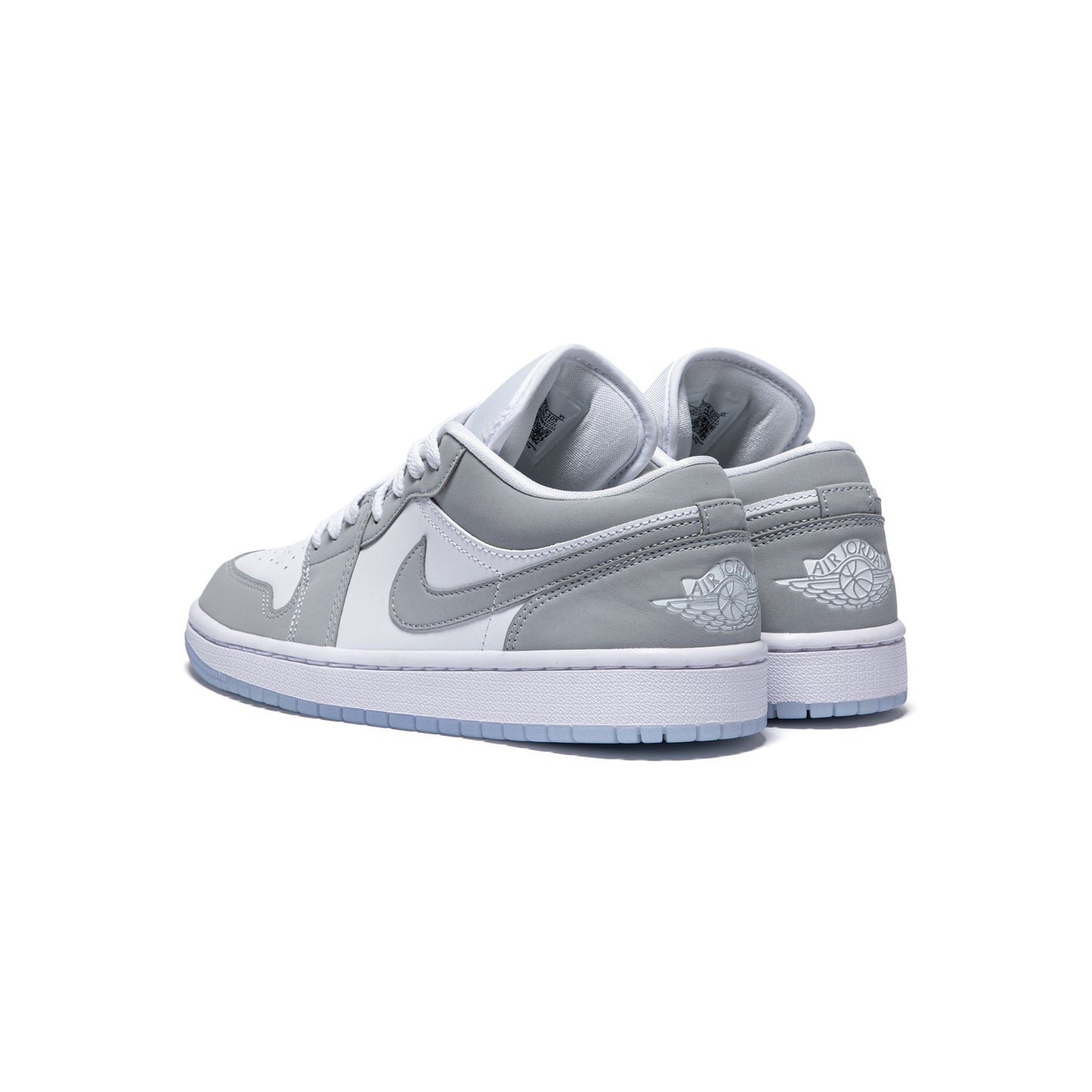 Nike Womens Air Jordan 1 Low (White/Wolf Grey/Aluminum)