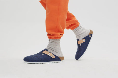Concepts x Birkenstock Boston Felt (Navy)