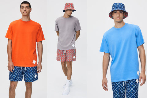 Concepts 3-Pack Palette Tees (Orange/Cool Grey/Blue)