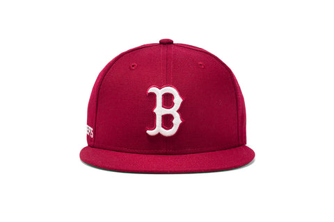Concepts x New Era 5950 Boston Red Sox Fitted Hat (Cardinal)