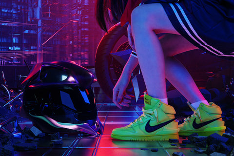 Nike x AMBUSH Dunk High (Atomic Green/Black/Flash Lime)