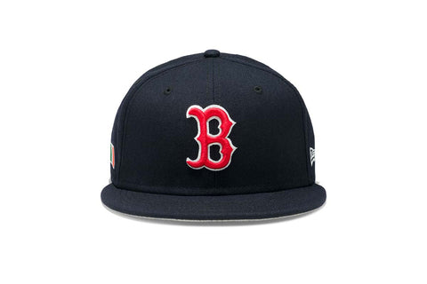 Concepts x New Era 5950 Ireland Flag Boston Red Sox Fitted Hat (Navy)