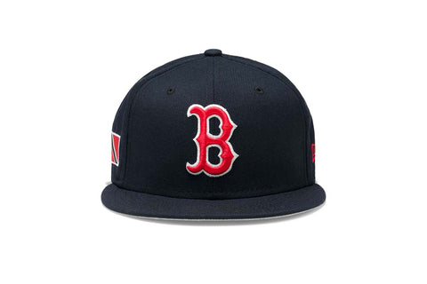 Concepts x New Era 5950 Trinidad Flag Boston Red Sox Fitted Hat (Navy)