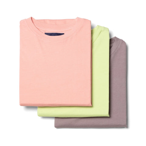 CONCEPTS 3-PACK PALETTE TEE (WASABI/PINK SALT/COOL GREY)