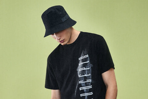 Concepts Gothic 3M Bucket Hat (Black/Pewter)