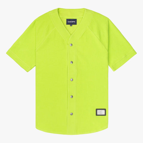 Concepts Home Plate Jersey (Neon Yellow)