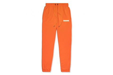 Concepts Leather Patch Sweatpant (Orange)