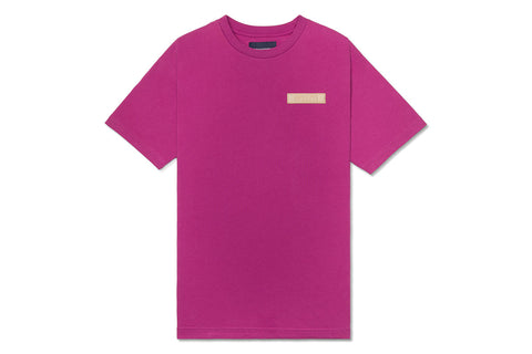 Concepts Leather Patch Tee (Magenta)