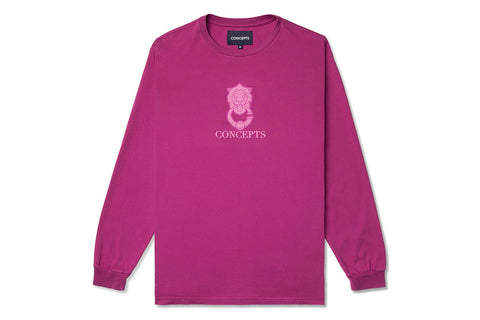 Concepts Long Sleeve Tee (Magenta)