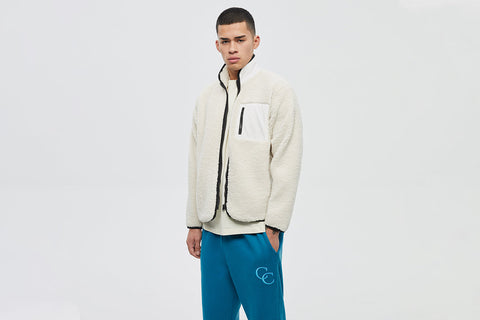 Concepts Polar Fleece Jacket (Off-White)