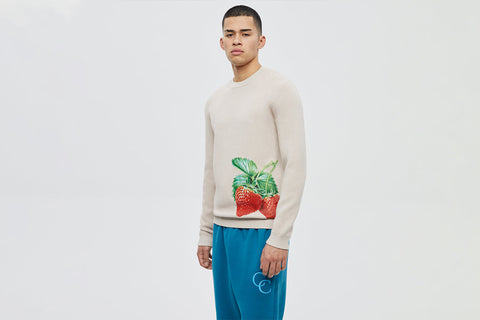 Concepts Strawberry Knit Sweater (Grey)