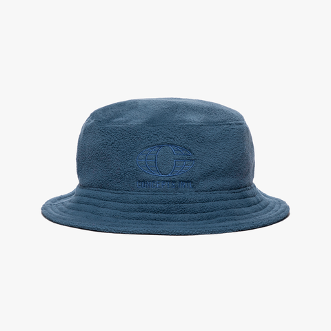Concepts INTL Polar Fleece Bucket Hat (Navy)