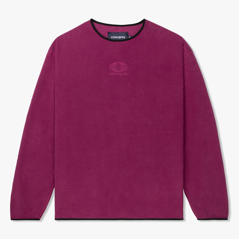 Concepts INTL Polar Fleece Long Sleeve (Berry)