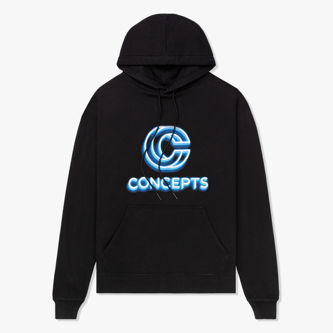 Concepts Neon Logo Hoodie (Black)