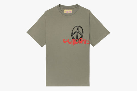 Concepts Warped Peace Tee (Moss Green)