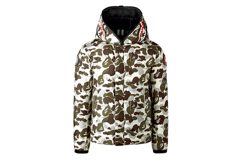 Concepts x Canada Goose x BAPE Crofton Hoody (Black/Giant ABC Snow Camo)