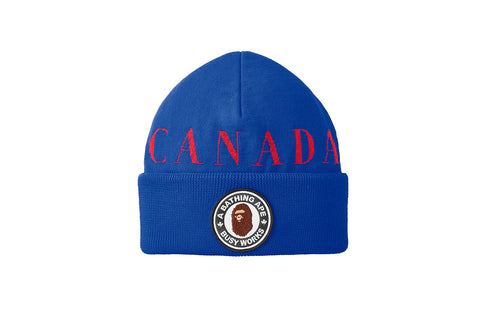 Concepts x Canada Goose x BAPE Reversible Toque (Pacific Blue)