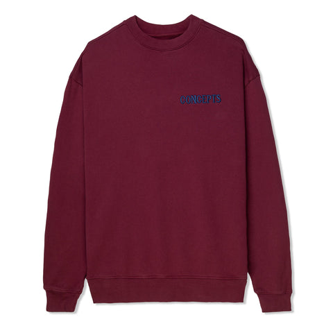 Concepts Stepper Crewneck (Wine)