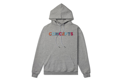 Concepts Jubilee Felt Hoodie (Heather Grey)