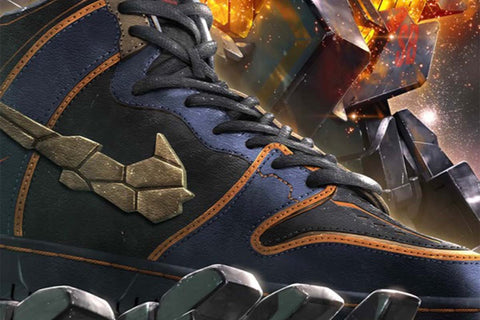 Gundam x Nike SB Dunk High Pro 'Black' Online Drawing