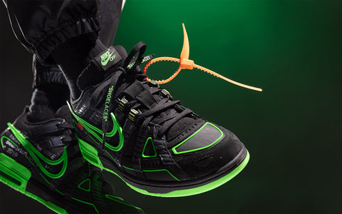 Off - White x Nike Rubber Dunk 'Green Strike' Online Drawing