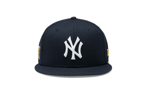 Concepts x New Era 5950 Barbados Flag New York Yankees Fitted Hat (Navy)
