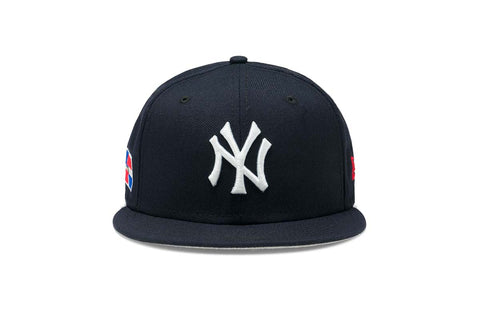 Concepts x New Era 5950 Dominican Republic Flag New York Yankees Fitted Hat (Navy)