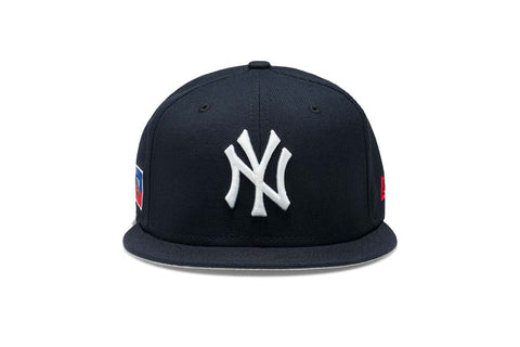 Concepts x New Era 5950 Haiti Flag New York Yankees Fitted Hat (Navy)