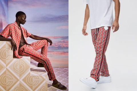 Concepts Almas Geometric Pattern Cargo Pant (Garnet/Orange/Teal)