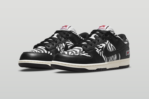Quartersnacks x Nike SB Dunk Low 'Zebra' Online Drawing
