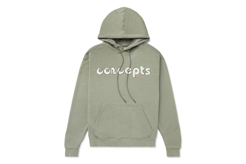 Concepts Split Logo Hoodie (Sage Green)