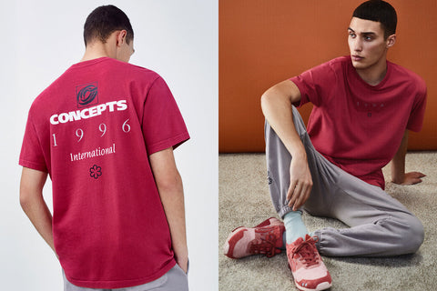 Concepts Three Stars Tee (Garnet Rose)