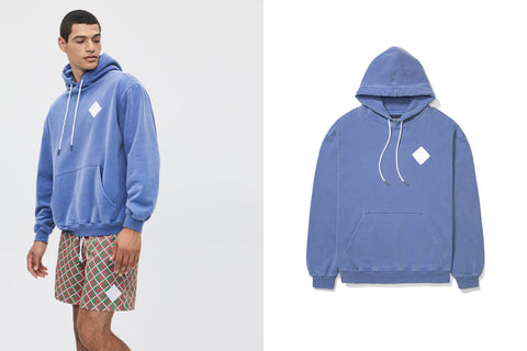 Concepts Vineyard Washed Hoodie (Washed Blue)