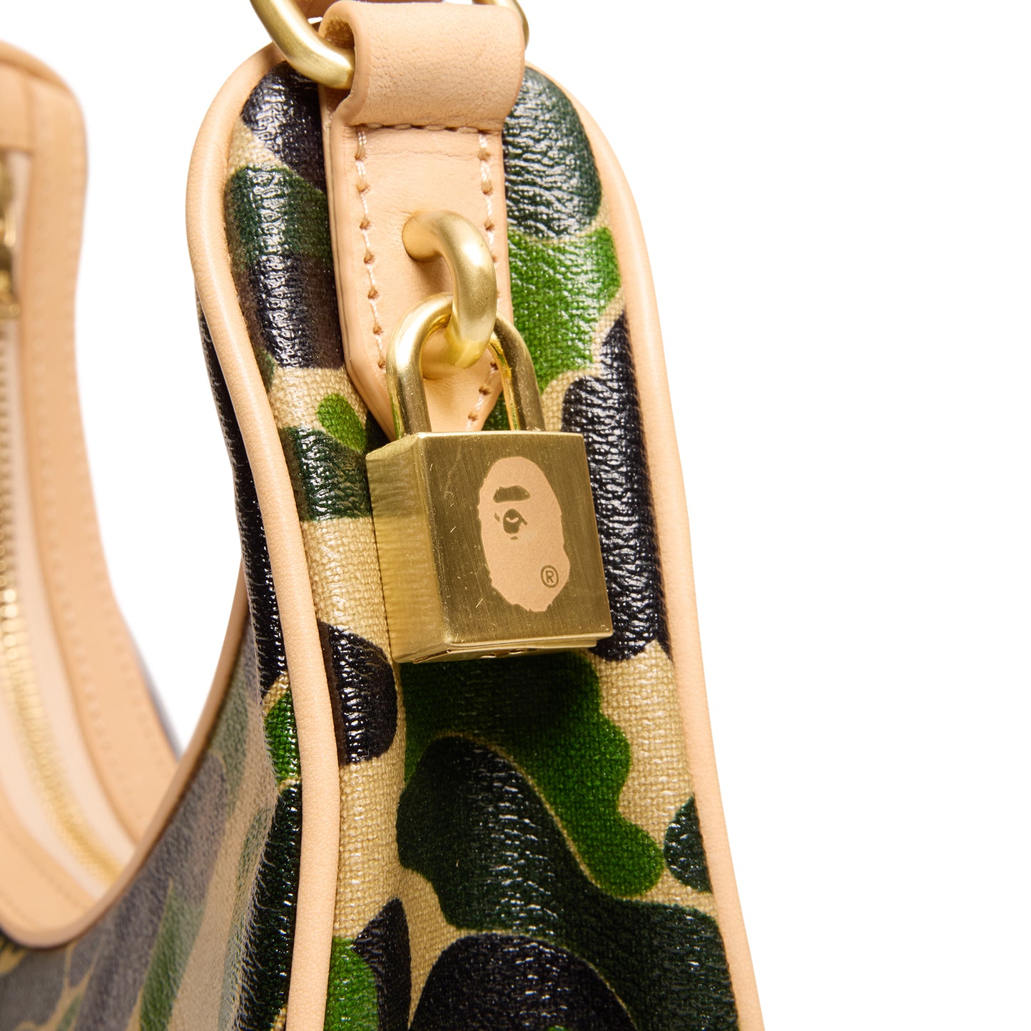 A Bathing Ape ABC Camo Hand Bag (Green)