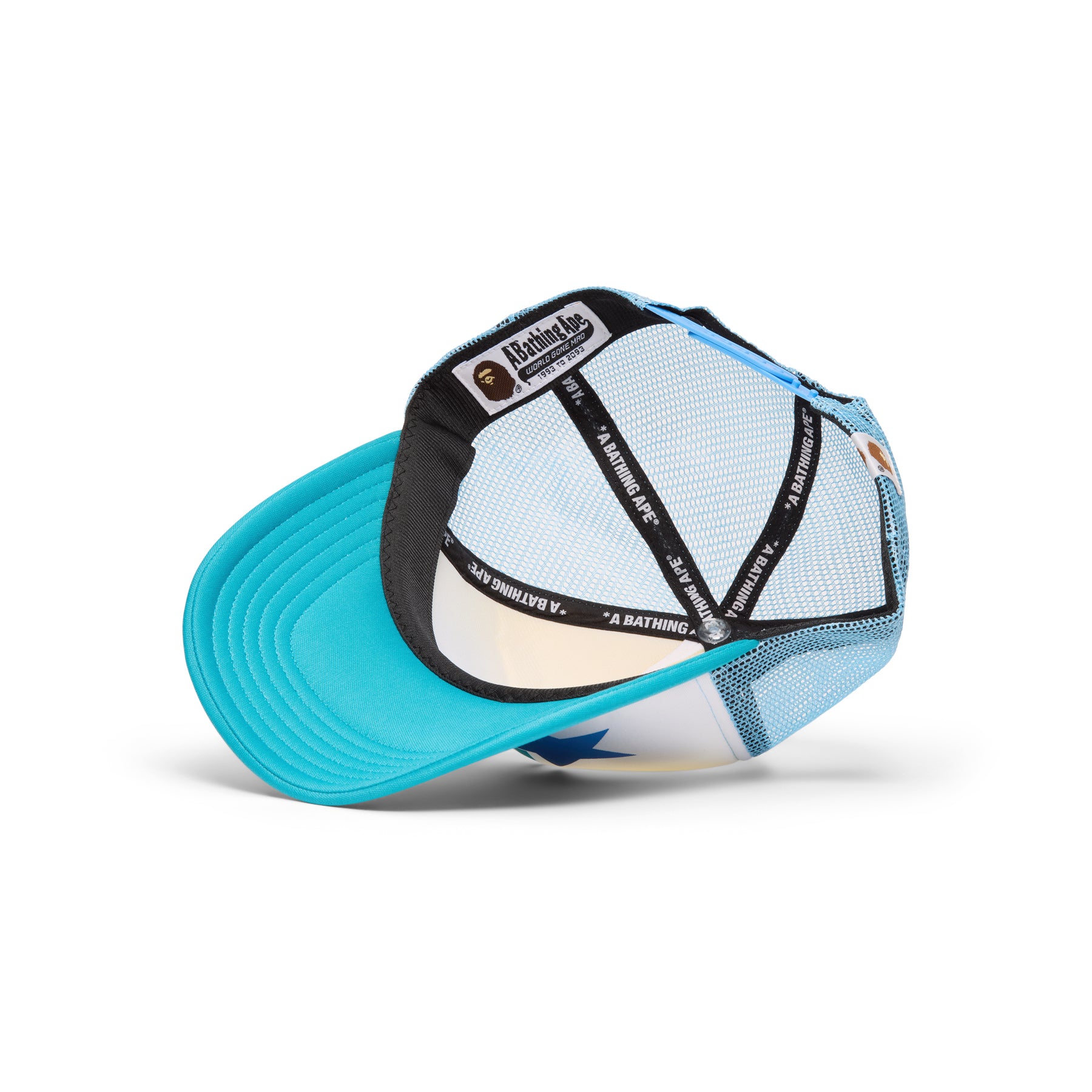 A Bathing Ape Bape Sta Mesh Cap (Blue) – CNCPTS